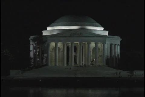 NTSC: Jefferson Memorial Stock Footage 92870