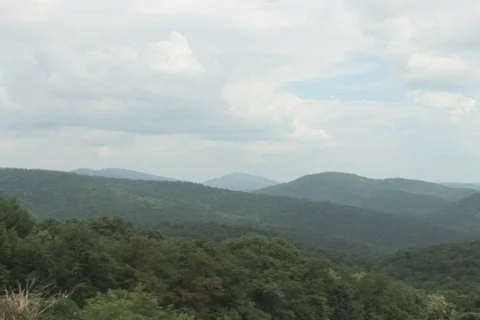 NTSC long pan Shenandoah Stock Footage 92576