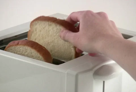 NTSC: Making Toast Stock Footage 98687