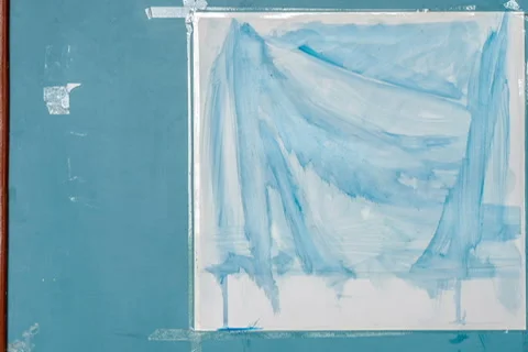 NTSC painter speed painting timelapse still life 29.97 FPS Video stock 40651275