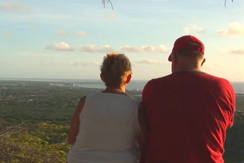 NTSC: Retired couple Stock Footage 153190