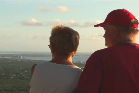 NTSC: Retired couple Stock Footage 153193