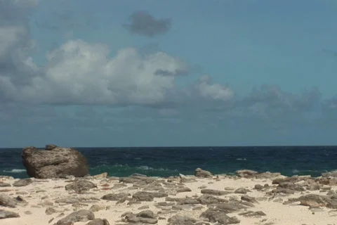 NTSC: Rough coast Stock Footage 153270