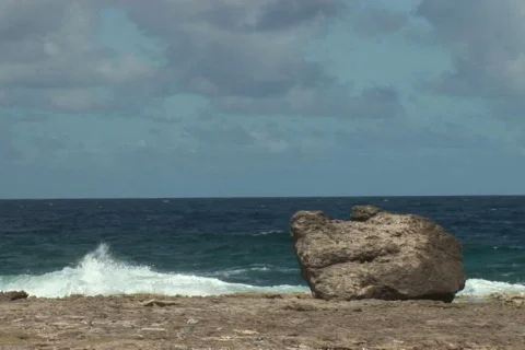 NTSC: Rough coast Stock Footage 153274