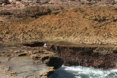 NTSC: Rough coast Stock Footage 153389