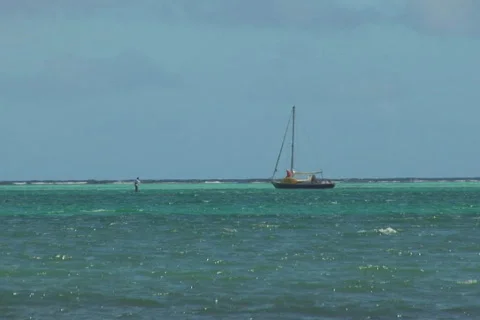 NTSC: Sailboat Stock Footage 153228