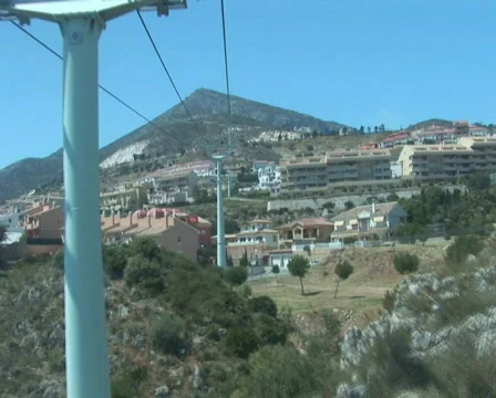 NTSC: Shot from a cable car Stock Footage 670962