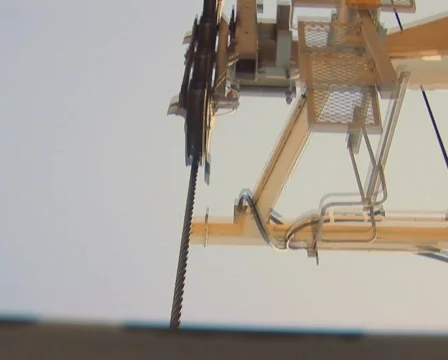 NTSC: Shot from a cable car Stock Footage 670987