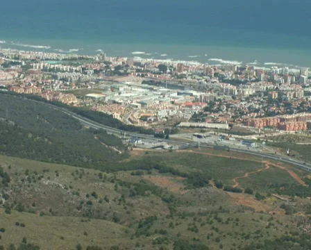 NTSC: Shot from a cable car Stock Footage 670999