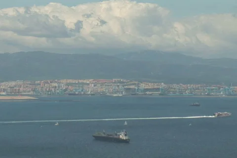 NTSC: Shot from Gibraltar Stock Footage 419201