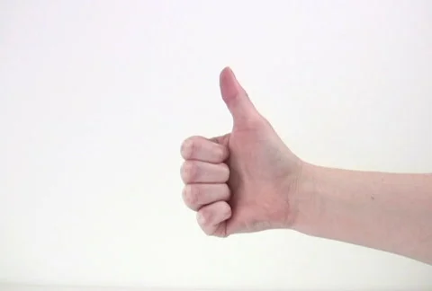 NTSC: Thumbs Up - Thumbs Down Stock Footage 95097