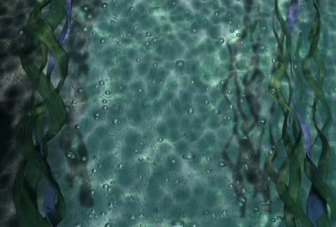 NTSC-Underwater Bubbles Stockbeeldmateriaal 123167