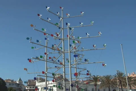 NTSC: Windcatcher / weather vane Stock Footage 484404
