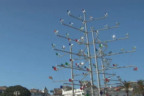 NTSC: Windcatcher / weather vane Stock Footage 484406