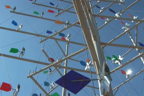 NTSC: Windcatcher / weather vane Stock Footage 484410