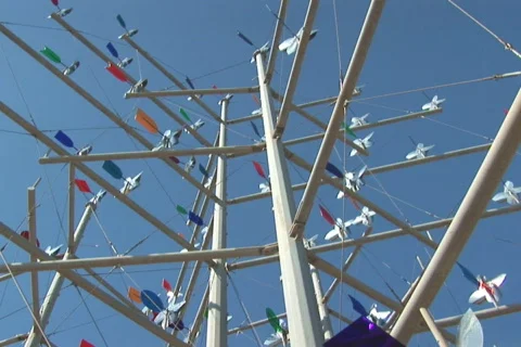 NTSC: Windcatcher / weather vane Stock Footage 484423