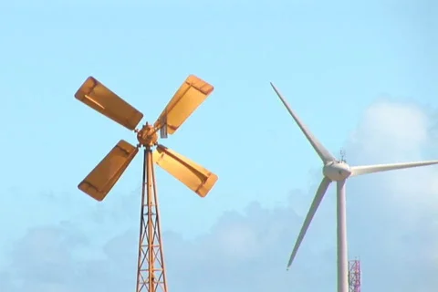 NTSC: Windmill Stock Footage 153254