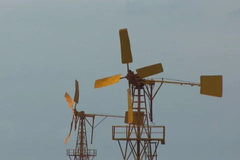 NTSC: Windmill Stock Footage 153526
