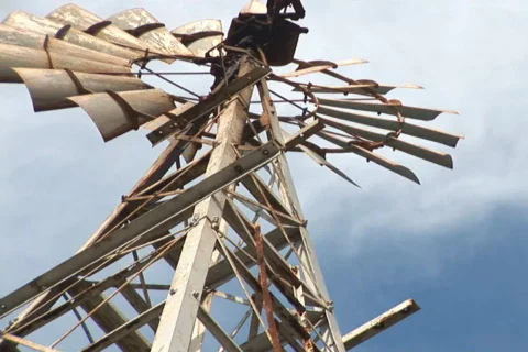 NTSC: Windmill Stock Footage 153581