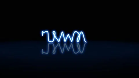 Nu Wave Text Animation Stock Footage 66112981