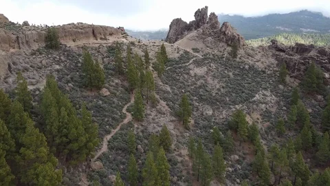 The Nublo Mountain Pass Stock Footage 124496231