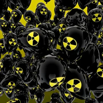 Nuclear balloons Stock-Illustration