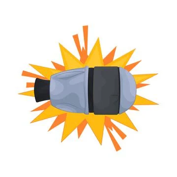 Nuclear Bomb Illustration Ilustración de archivo