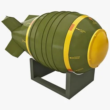 Nuclear Bomb Mark 6 3D Model