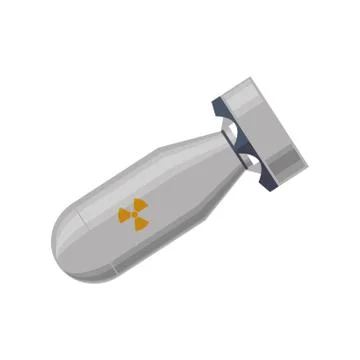 Nuclear bomb weapon Stock Illustration