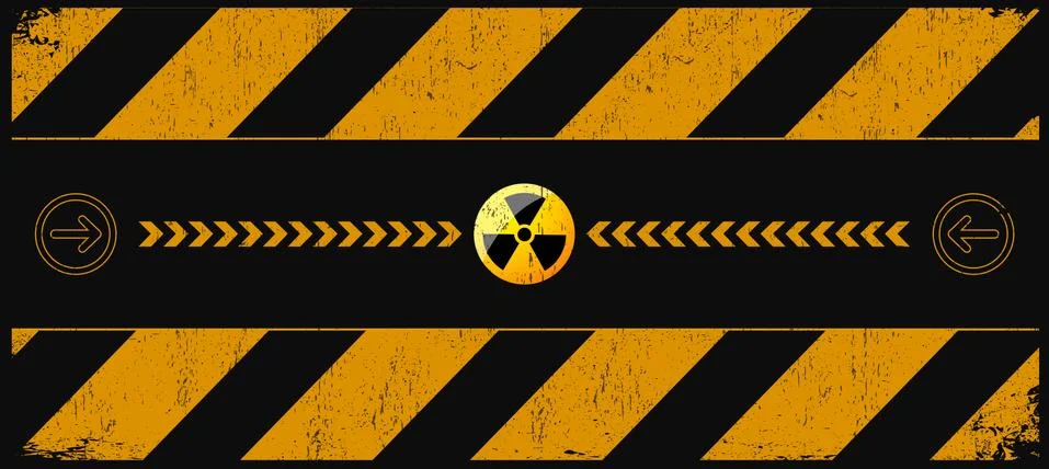Nuclear dangerund Stock Illustration