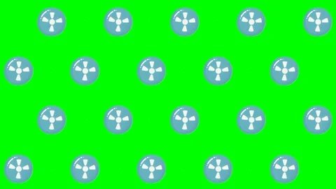 Nuclear Day Tests Pop-Up, Seamless, Pattern Characters: Green Screen Essentials Video stock 279198981