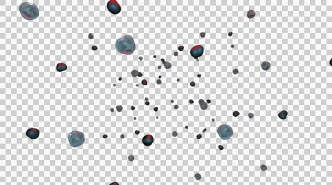 Nuclear drops Stock Footage 48488572