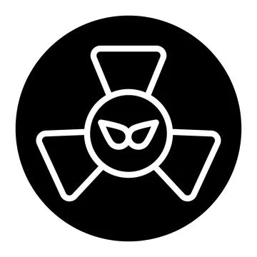 Nuclear energy Vector Icon Design Illustration Stock Illustration