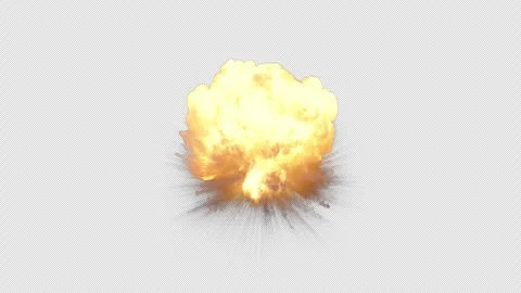 A nuclear explosion in the air with a large release of energy Stock-Footage 274793452