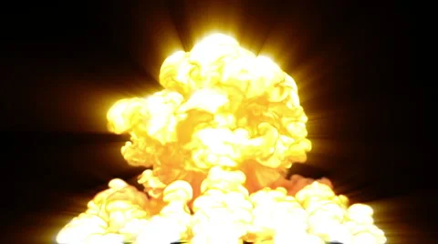 Nuclear explosion Video stock 4885086