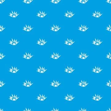 Nuclear explosion pattern seamless blue 스톡 일러스트