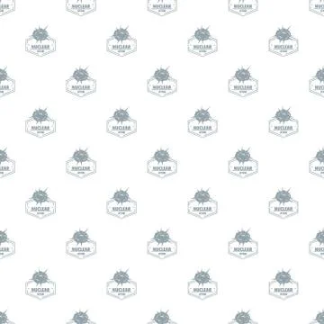 Nuclear explosion pattern vector seamless イラスト素材