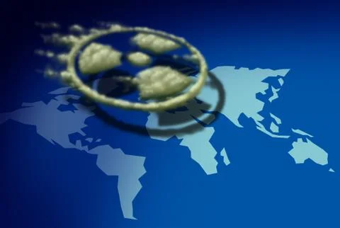 Nuclear Fallout 스톡 일러스트