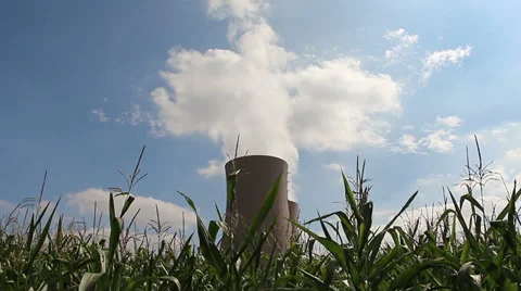 Nuclear field HD Video stock 30170434