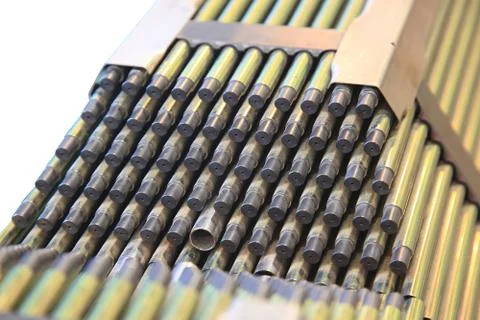 Nuclear fuel assembly Foto stock