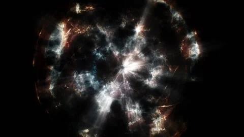 Nuclear fusion, nuke background Stock Footage 198775557