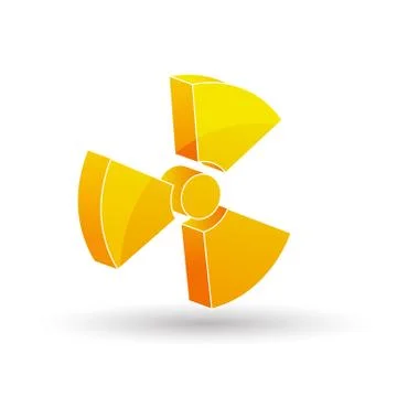 Nuclear icon Stock Illustration