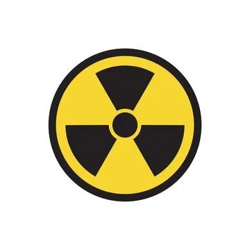 Nuclear icon logo Stock Illustration