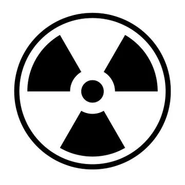 Nuclear Icon Vector Stock Illustration