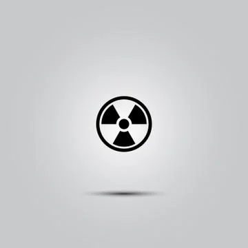 Nuclear Icon Vector Stock Illustration