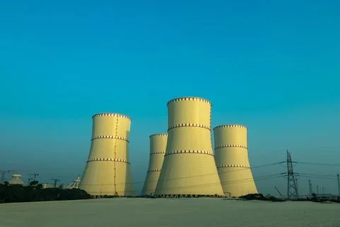 Nuclear installation signifies a profound evolution in energy systems Stock Photos
