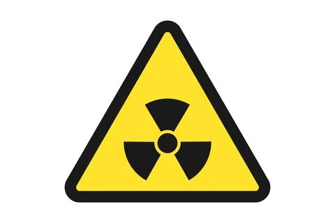 Nuclear Logo Triangle Shape  Vector Design Stock Illustration