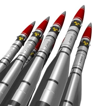 Nuclear missiles Illustrazione stock