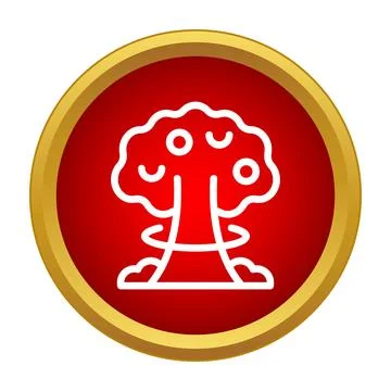 Nuclear mushroom cloud explosion symbolizing war and destruction Stock-Illustration