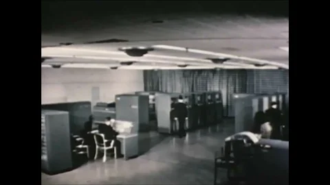 A nuclear navy reactor prototype is constructed in the 1960s in Idaho. Stock Footage 86213305